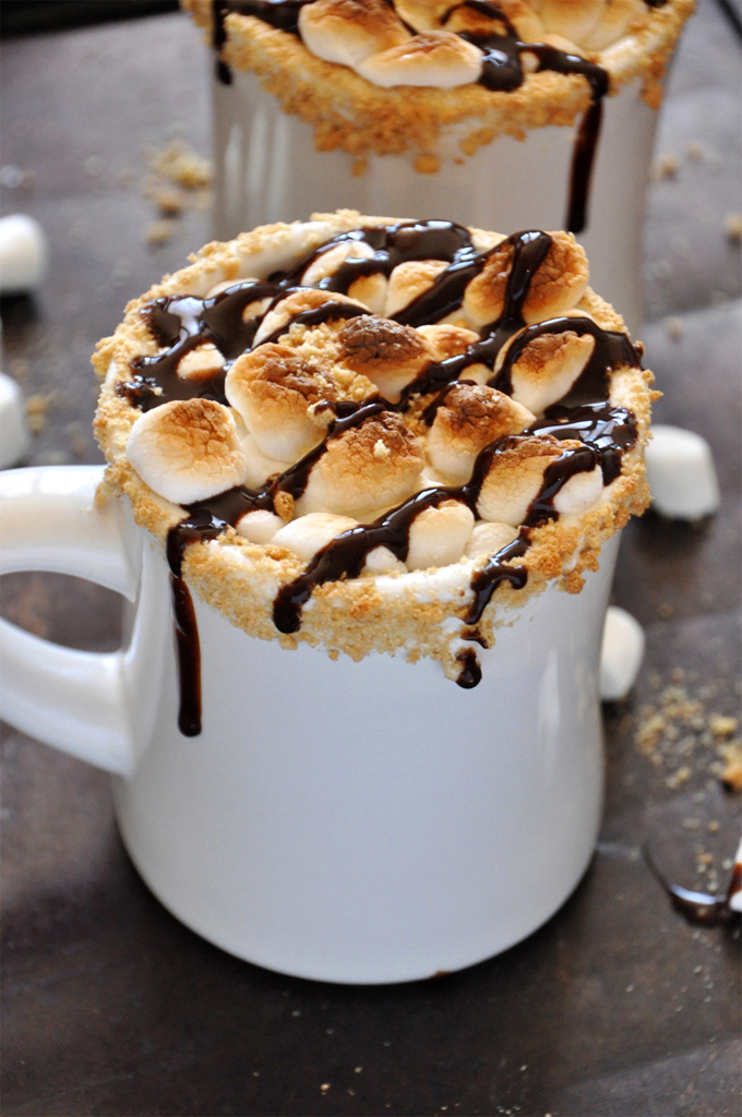 Hot chocolate & roasted marshmallows