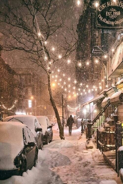 Snowing in NYC