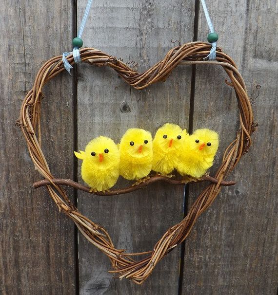 easter chicks, chicken, easter decoration, happy easter